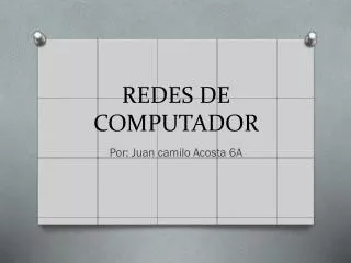 redes de computador
