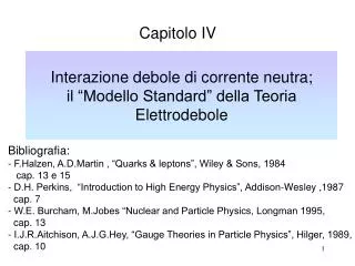 interazione debole di corrente neutra il modello standard della teoria elettrodebole