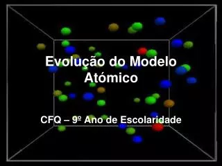 evolu o do modelo at mico