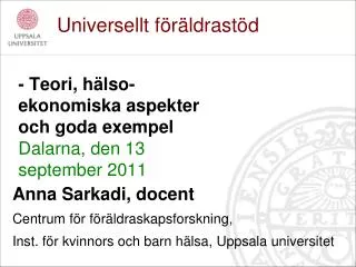 universellt f r ldrast d