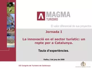 jornada i la innovaci en el sector tur stic un repte per a catalunya