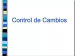 Control de Cambios