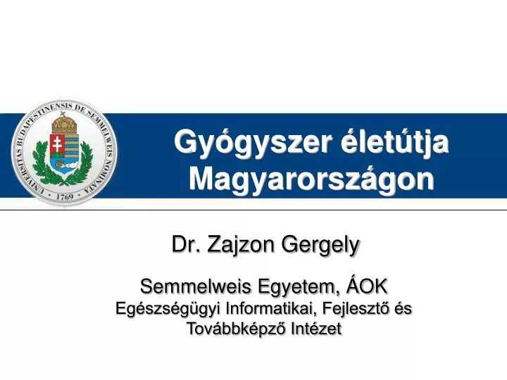 gy gyszer let tja magyarorsz gon