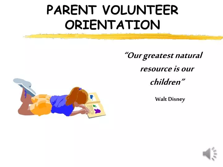 parent volunteer orientation