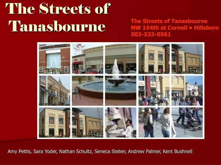 the streets of tanasbourne