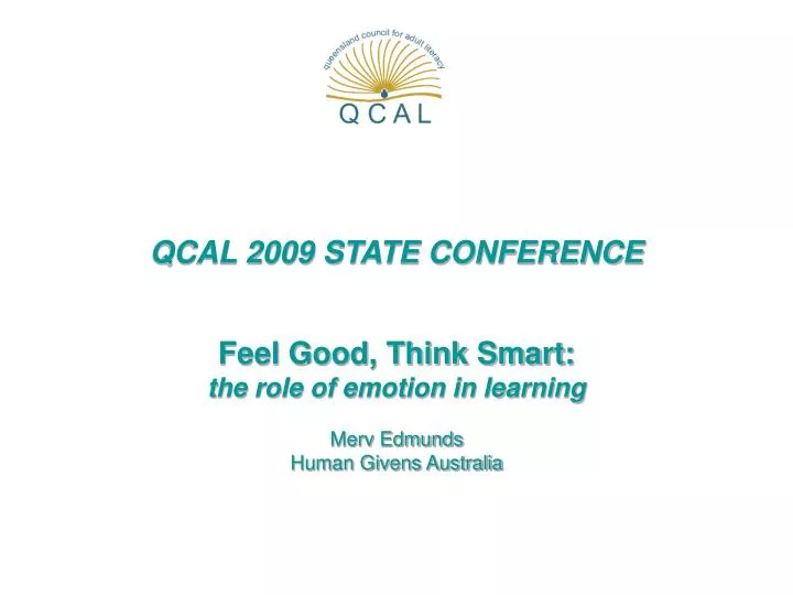 qcal 2009 state conference