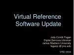 Virtual Reference Software Update - slide 1