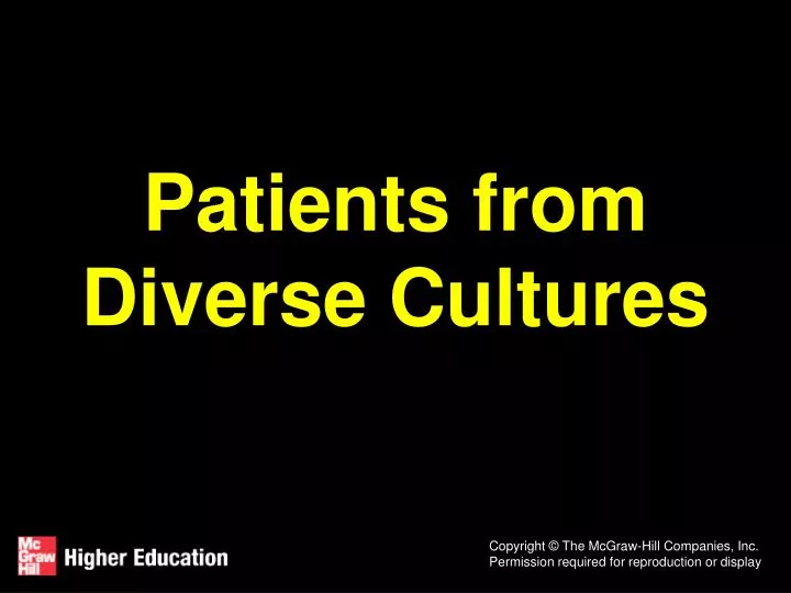 patients from diverse cultures