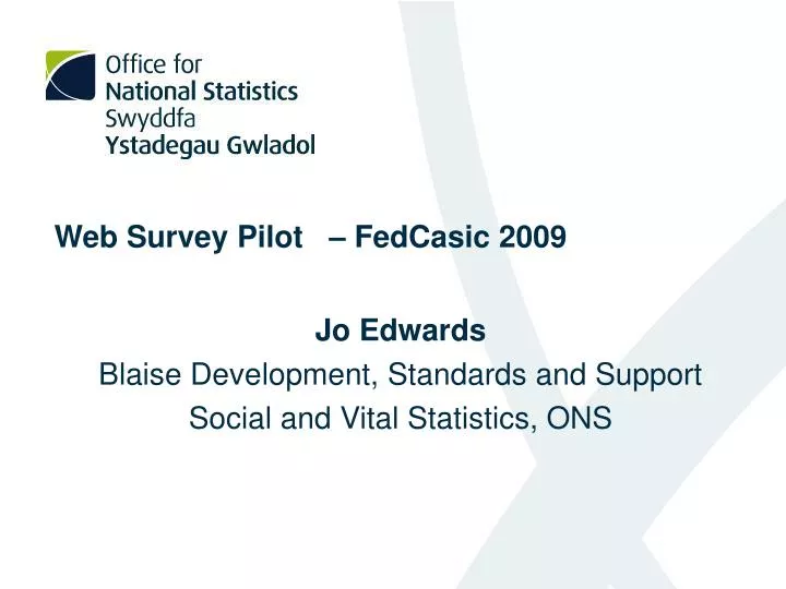 web survey pilot fedcasic 2009