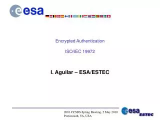 Encrypted Authentication ISO/IEC 19972