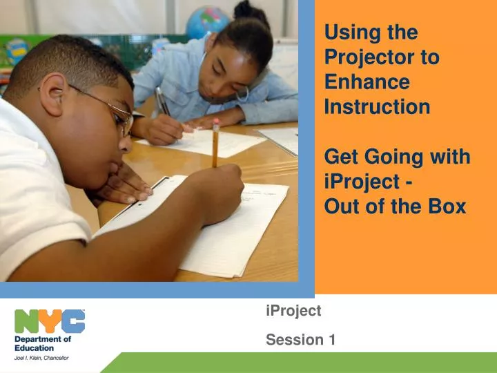 using the projector to enhance instruction get going with iproject out of the box