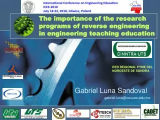 The importance of the research programs of reverse engineering in engineering teaching education