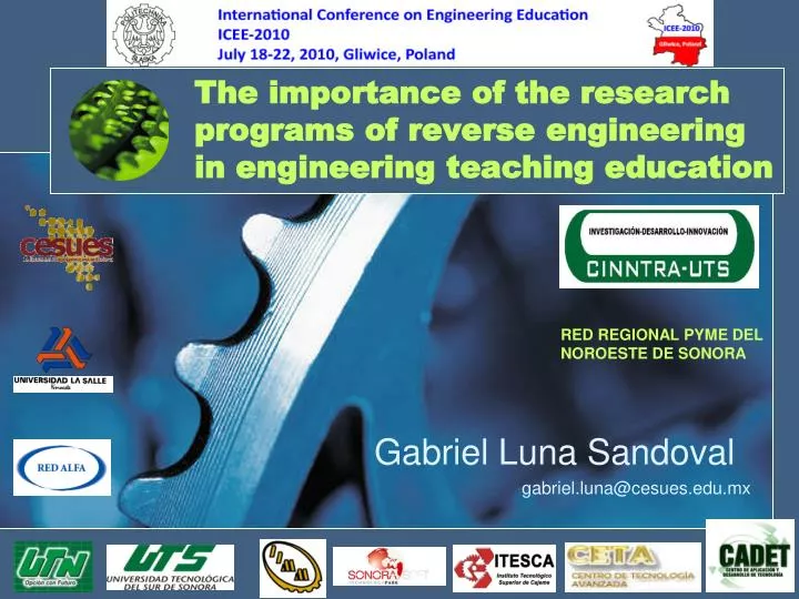 the importance of the research programs of reverse engineering in engineering teaching education