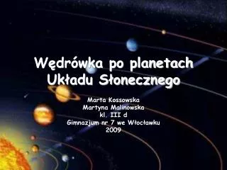 w dr wka po planetach uk adu s onecznego