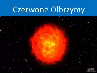 czerwone olbrzymy