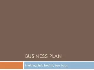 business plan
