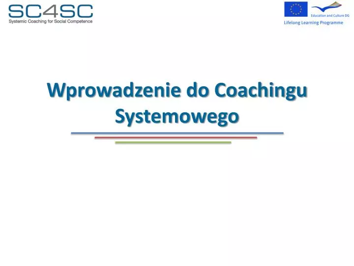 wprowadzenie do coachingu systemowego