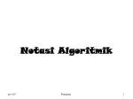 Notasi Algoritmik - slide 1