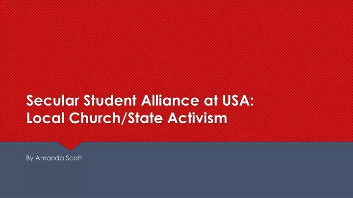 secular student alliance at usa local church state activism