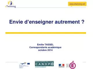 envie d enseigner autrement emilie tassel correspondante acad mique octobre 2014