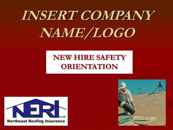 insert company name logo