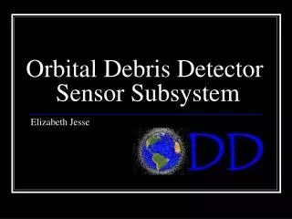 Orbital Debris Detector Sensor Subsystem