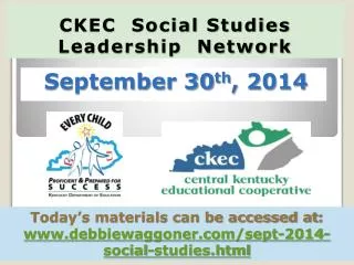 CKEC Social Studies Leadership Network