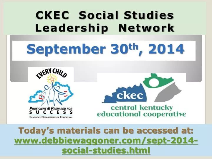 ckec social studies leadership network