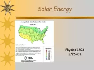 Solar Energy