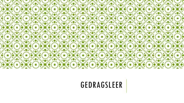 gedragsleer