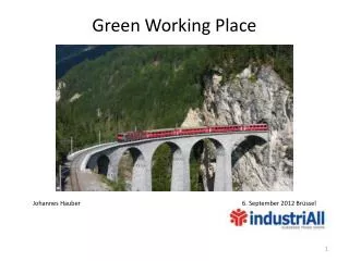 green working place johannes hauber 6 september 2012 br ssel