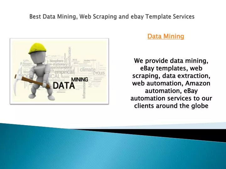 best data mining web scraping and ebay template services
