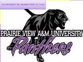 100 University Dr. Prairie View, TX 77446