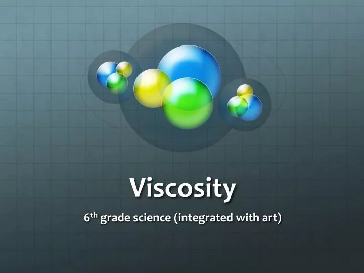 viscosity