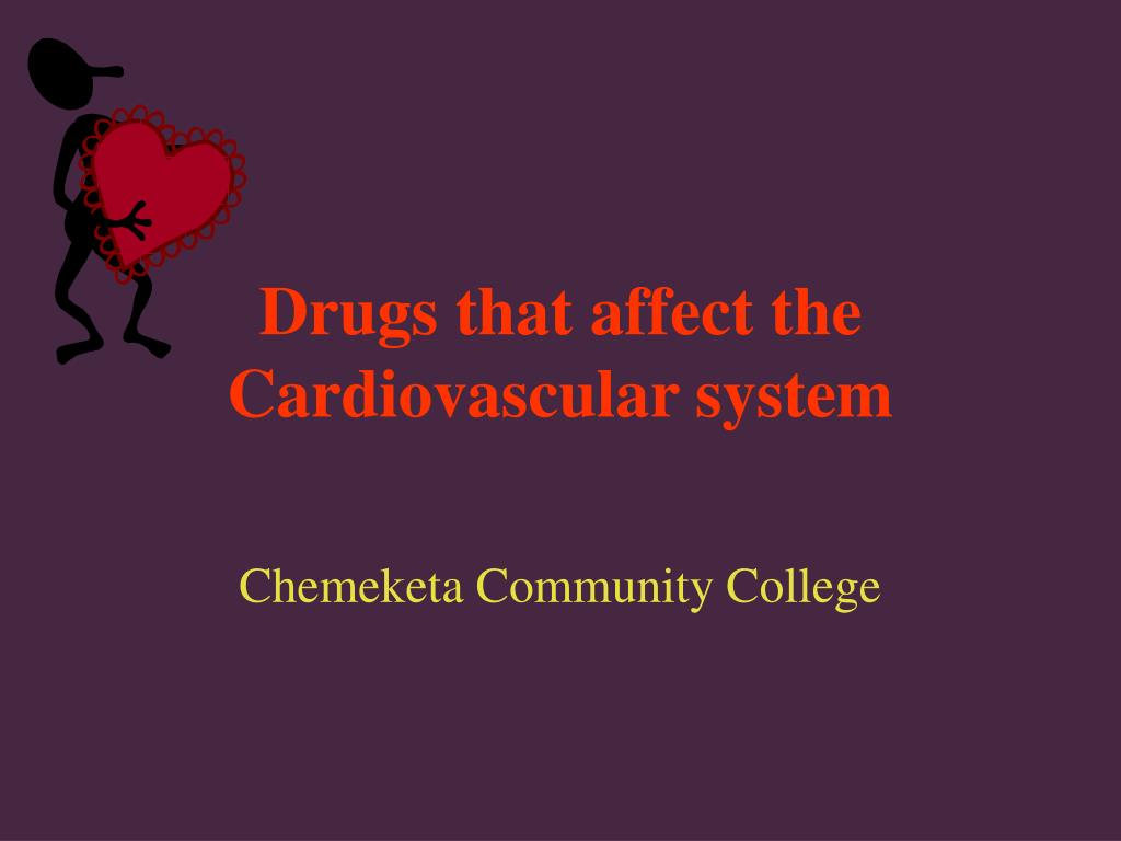 PPT - Drugs that affect the Cardiovascular system PowerPoint ...