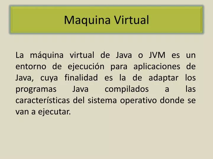 maquina virtual