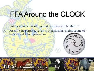 FFA Around the CLOCK