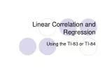 PPT - Linear Regression and Correlation PowerPoint Presentation, free ...