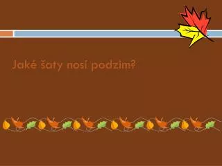 jak aty nos podzim