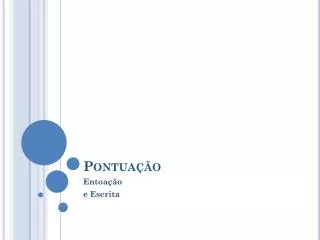 Pontuação