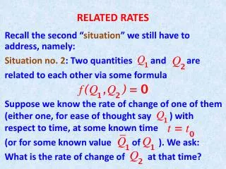 RELATED RATES