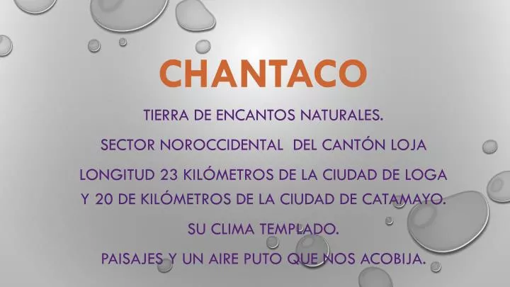 chantaco