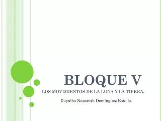 bloque v