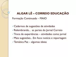 algar l correio educa o