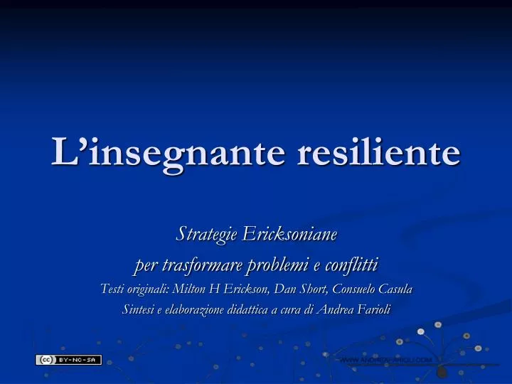 l insegnante resiliente