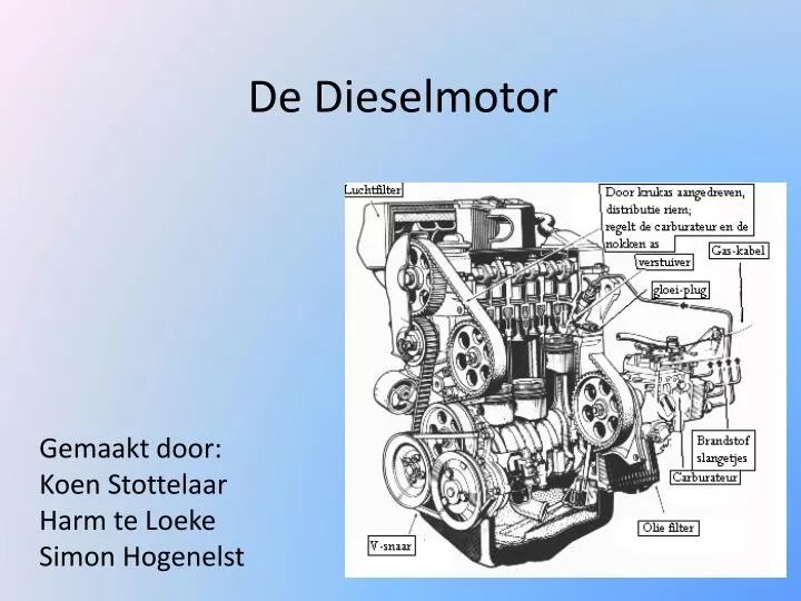 de dieselmotor