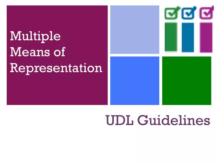 udl guidelines
