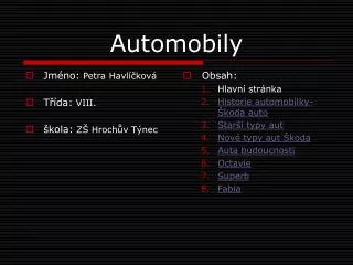 automobily