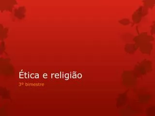 tica e religi o