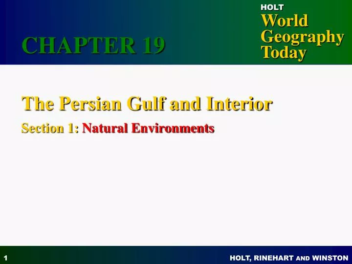 the persian gulf and interior